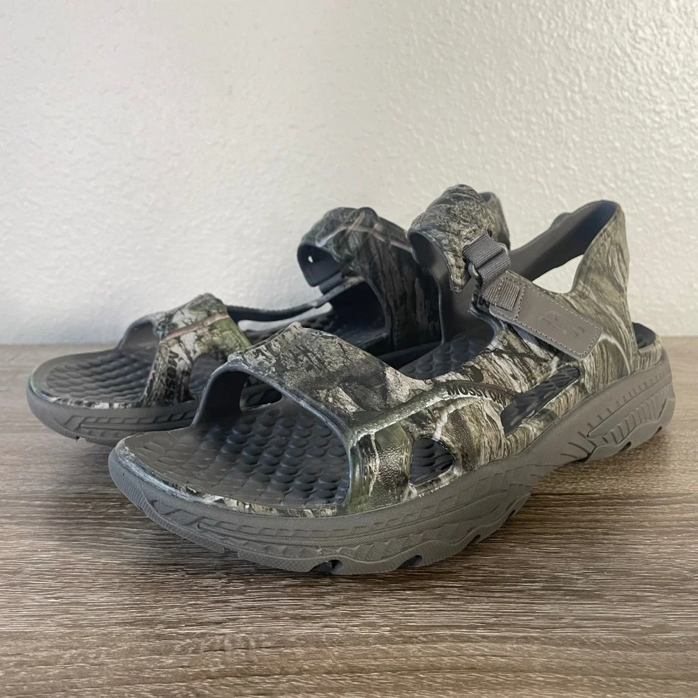 Skechers Foamies Creston Ultra Sandals Mens 12 Mossy Oak Camo Sport Slide